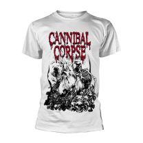 Cannibal Corpse Pile of Skulls T-Shirt White M - Medium