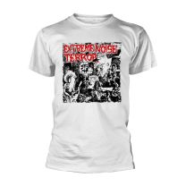 Extreme Noise Terror T Shirt Holocaust Official Mens White Xxl - Xx-Large