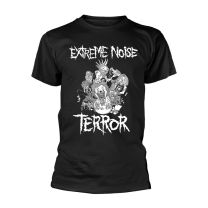Extreme Noise Terror T Shirt In It For Life Band Logo Official Mens Black Xl - X-Large
