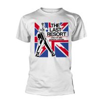 Last Resort T Shirt A Way of Life Band Logo Official Mens White L - Large