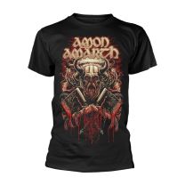 Amon Amarth T Shirt Fight Band Logo Official Mens Black M - Medium