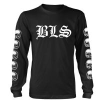 Black Label Society T Shirt Sdmf Band Logo Official Mens Black Longsleeve S - Small