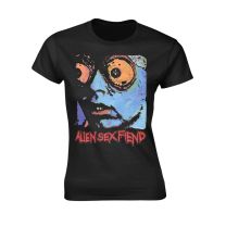Alien Sex Fiend T Shirt Acid Bath Band Logo Official Womens Skinny Fit Black Xl - X-Large