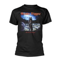 Grave Digger the Men T-Shirt Black S, 100% Cotton, Regular - Small