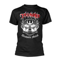 Tankard T Shirt Alcoholic Metal Band Logo Official Mens Black M - Medium