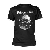 Poison Idea 'skull Logo' (Black) T-Shirt (Large) - Large