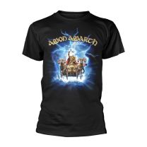 Amon Amarth Official T Shirt Metal 'crack the Sky' Thor L Black