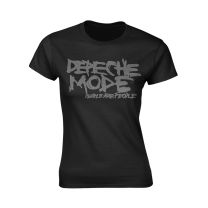 Depeche Mode People Are People Women T-Shirt Black Xl, 100% Cotton, Regular - X-Large