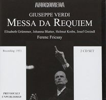 Messa de Requiem/Quattro Pezzi Sacri - Live 1951