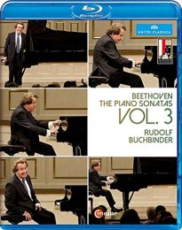 Beethoven:piano Sonatas 3 [rudolf Buchbinder] [c Major Entertainment: Blu Ray]